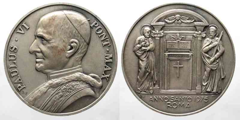 anno santo 1975 roma coin